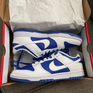 NEW IN ORIGINAL PACKAGING-Nike Dunk Low Racer Blue White US Men's  Size 11